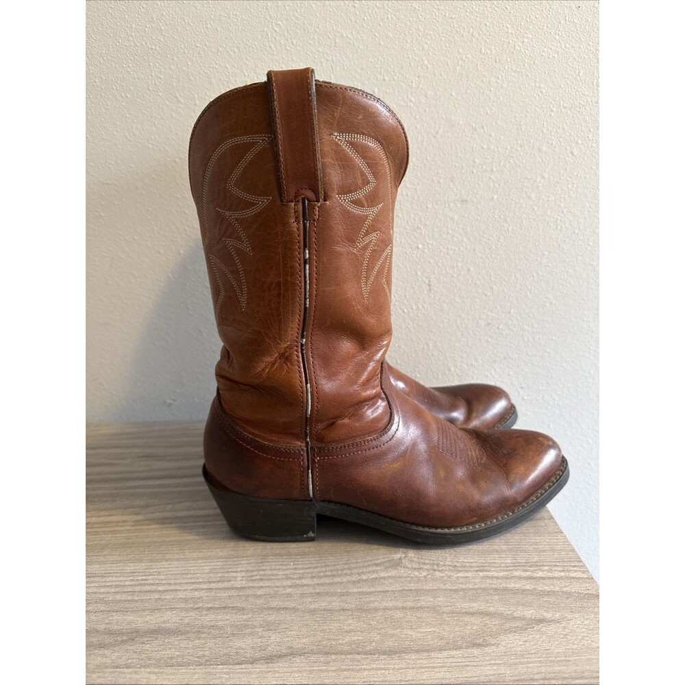 Durango‎ Mens Brown Oiled Peanut Leather Western Cowboy Boots TR762 Size 9 D